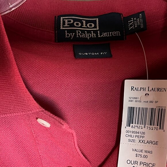 Ralph Lauren Polo - red NWT size XXL - Picture 1 of 4